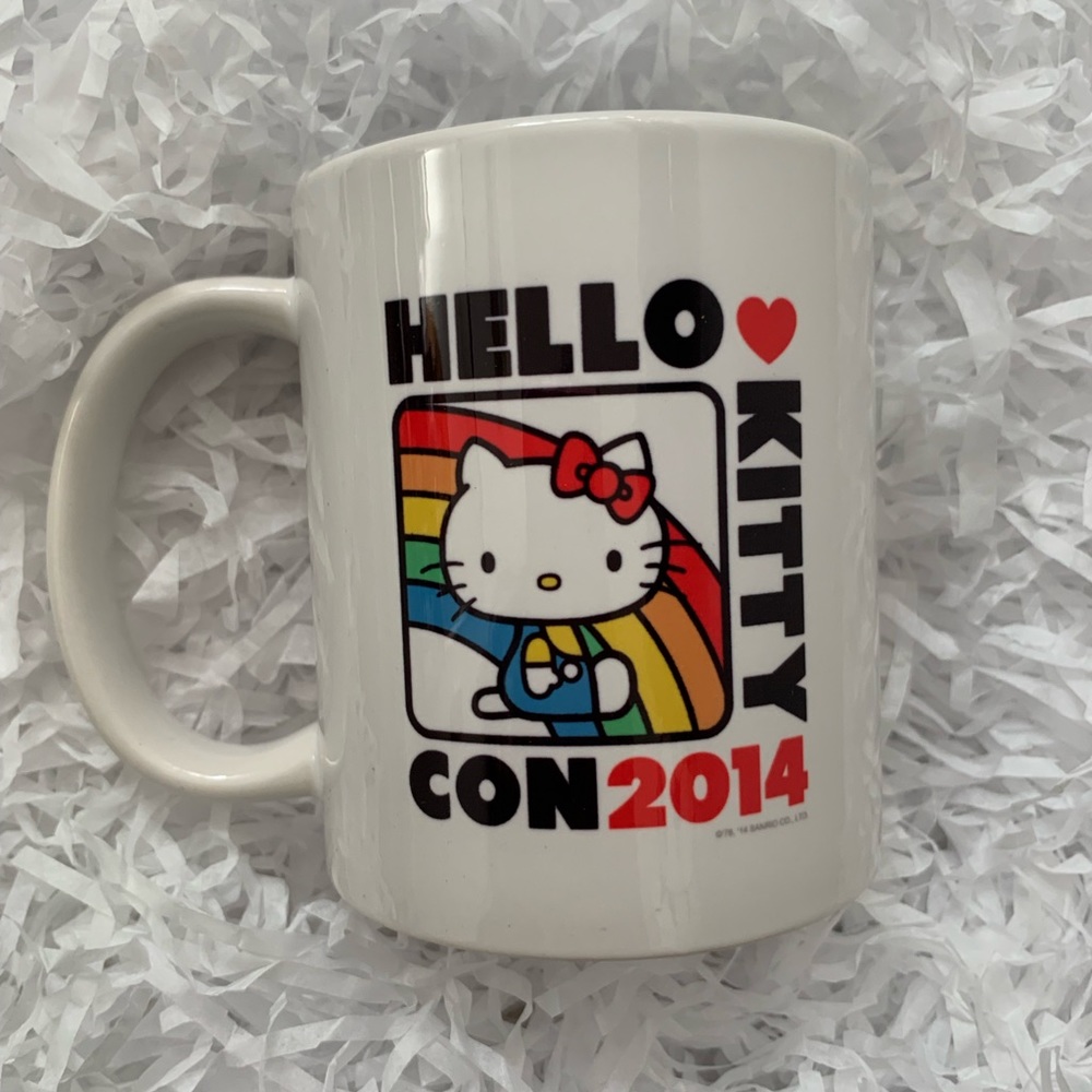 Hello Kitty Con 2014 Exclusive Sanrio Collectible Ceramic Mug New with Box - Picture 1 of 7